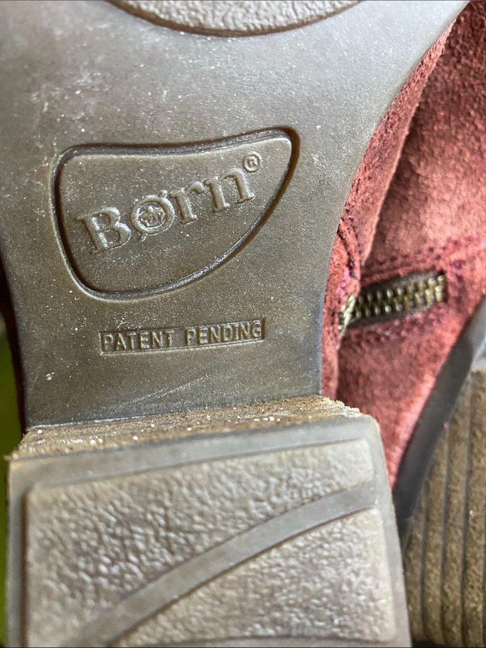 b.o.c. Payton Bootie In Dark Red Distressed